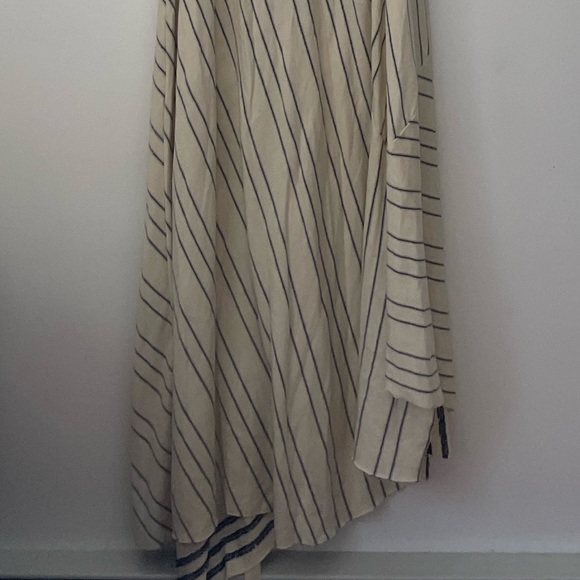 Free People never worn dark blue and cream striped. Size S, long. - Picture 2 of 2